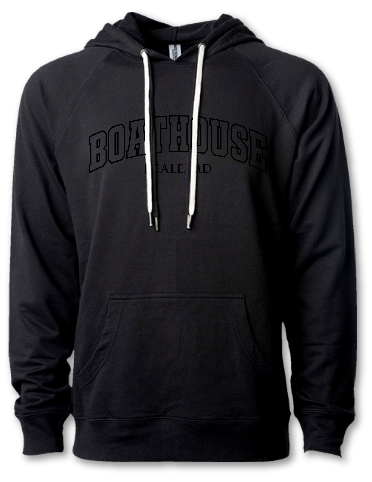 Embroidered Hoodie - Black