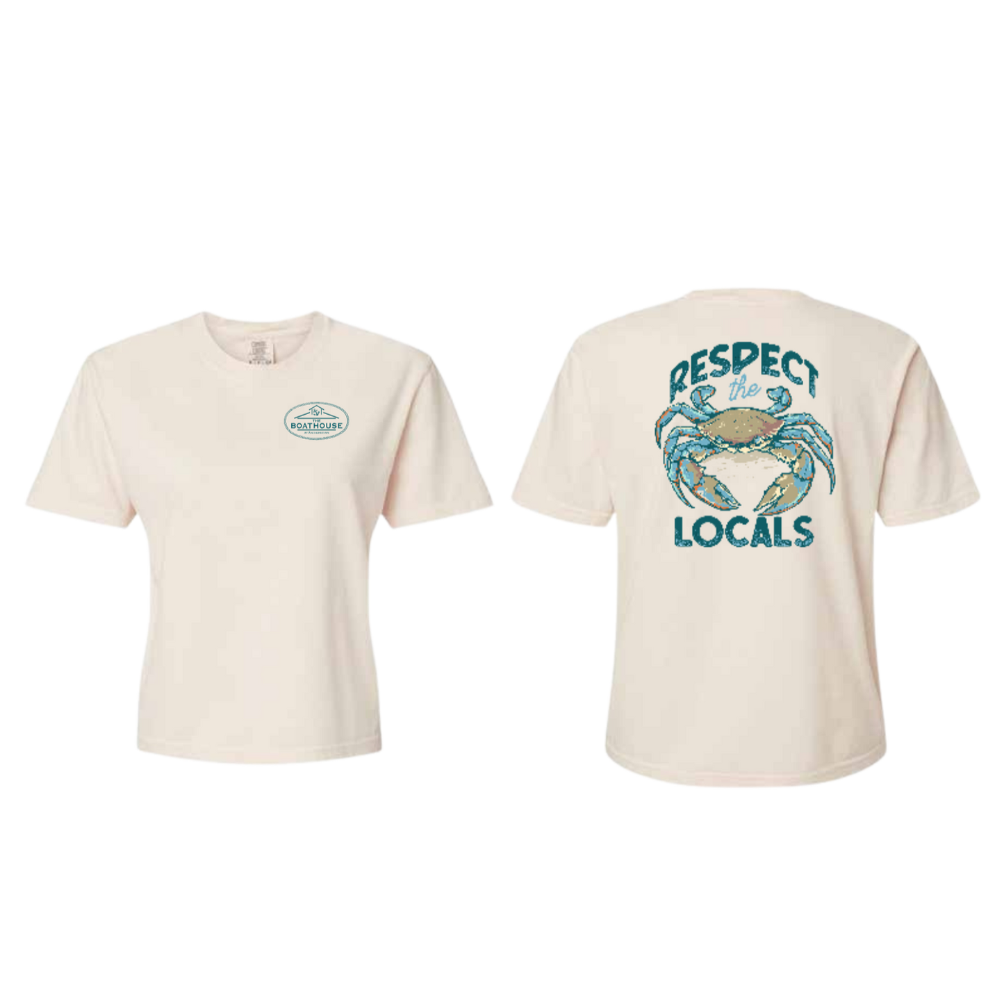Women's Cropped T-Shirt - Respect The Locals