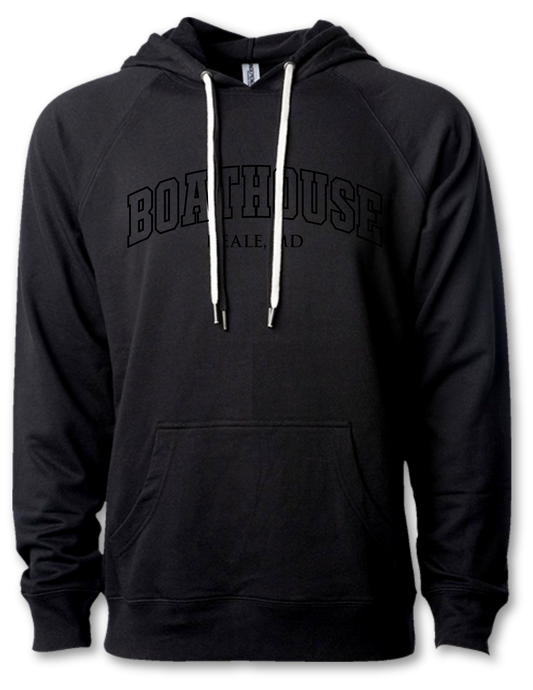 Embroidered Hoodie - Black