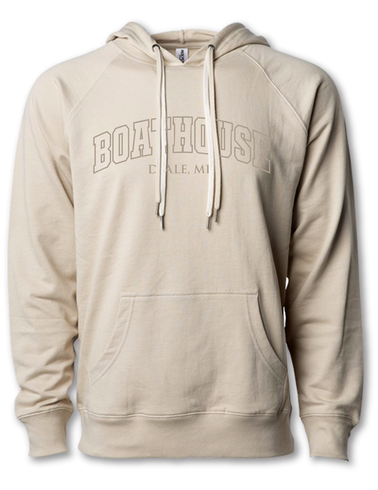 Embroidered Hoodie - Tan