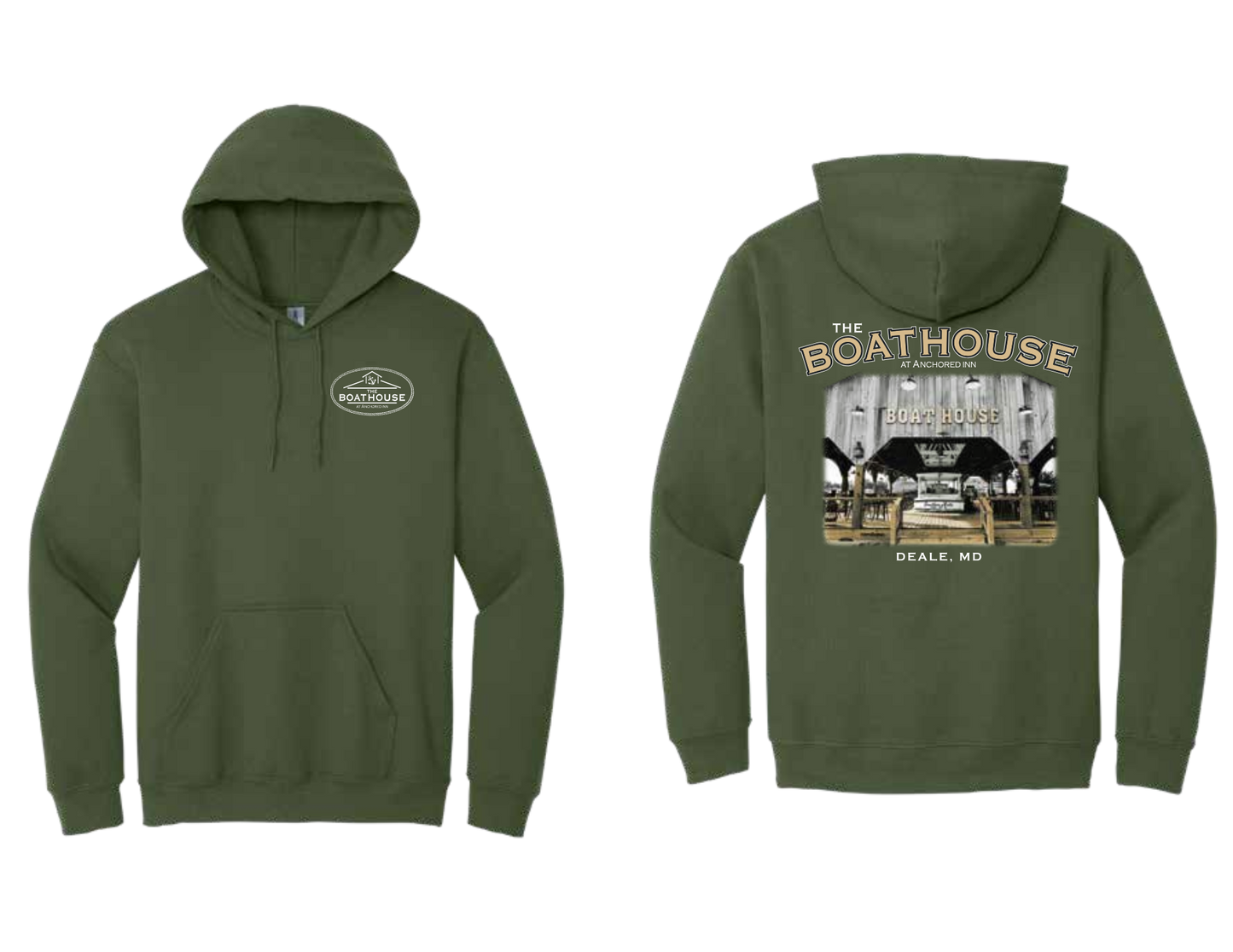 Hoodie - Military Green